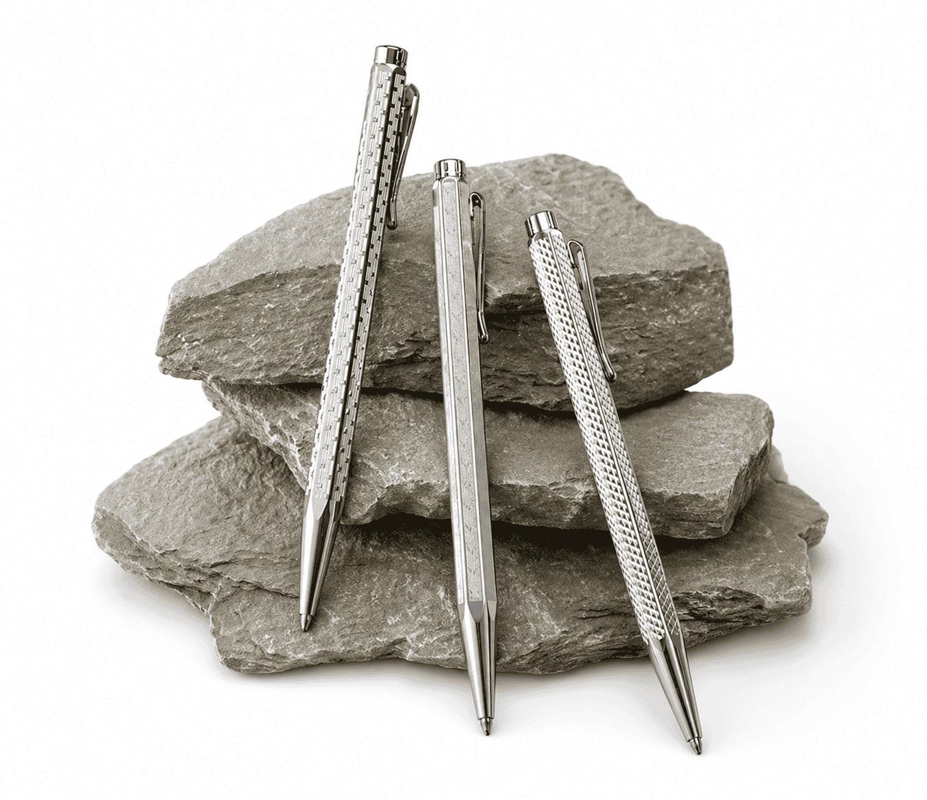 Caran d'Ache Kugelschreiber ECRIDOR CHEVRON palladiumbeschichtet
