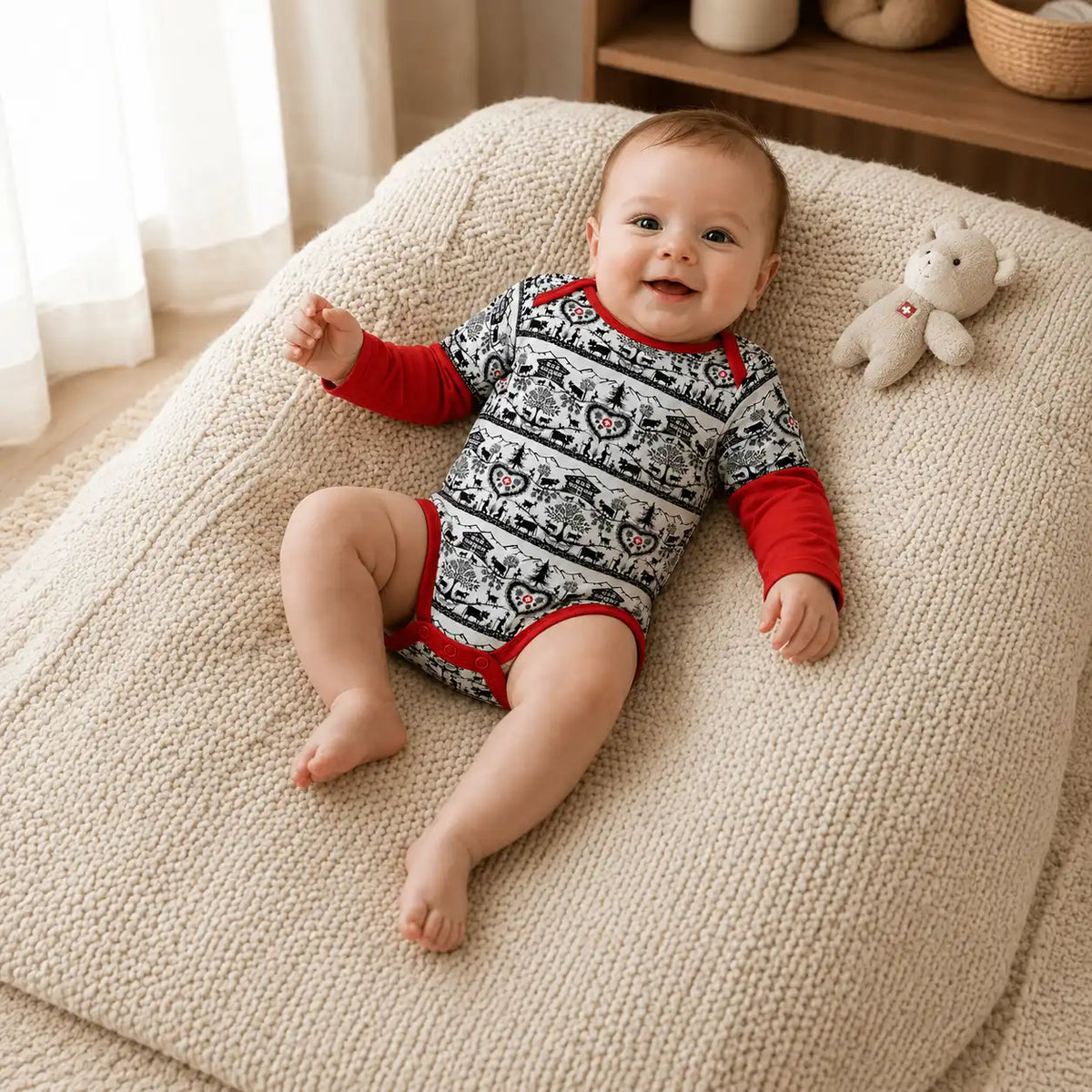 Baby-Body SCHERENSCHNITT, langarm