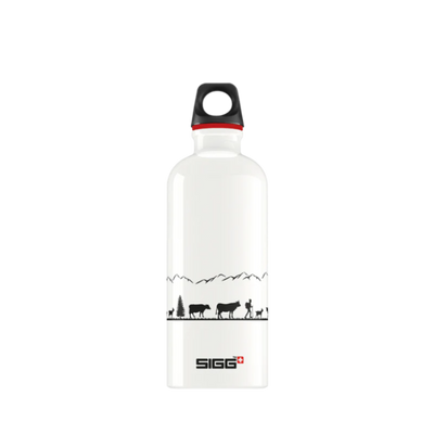 Traditionelle Premium Trinkflasch weiss