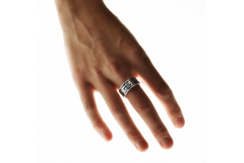 Ring Edelstahl Scherenschnitt 9mm