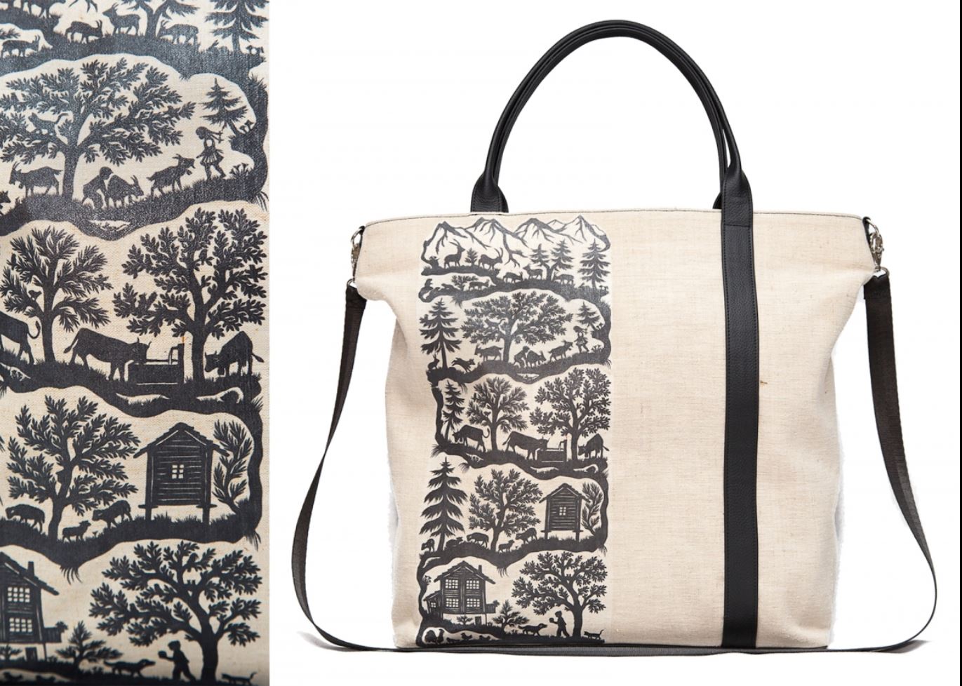 Handtasche Scherenschnitt