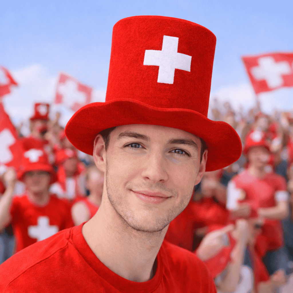 Hut Zylinder Swiss Fan