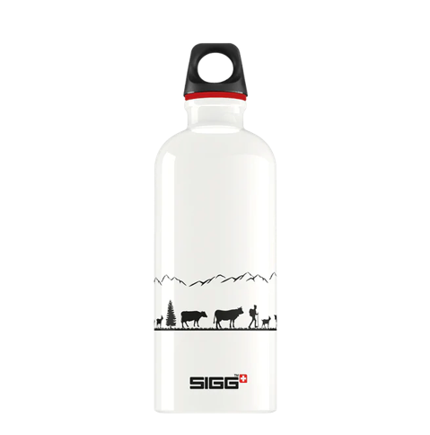 SIGG Trinkflasche Alpaufzug 0.6 L, weiss