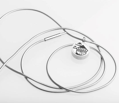 Anhänger Edelstahl Scherenschnitt 12mm