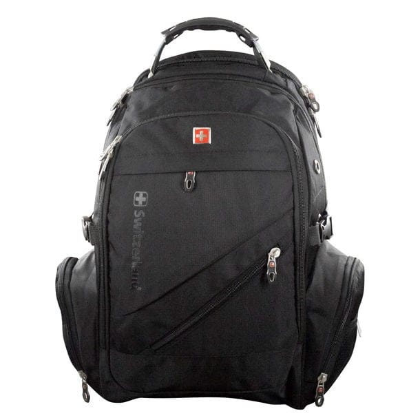 Swiss Genius Connected Rucksack – Laptopfach 15", USB & Regenhaube