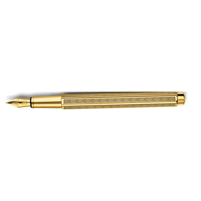 Caran d'Ache Füllfederhalter ECRIDOR CHEVRON vergoldet