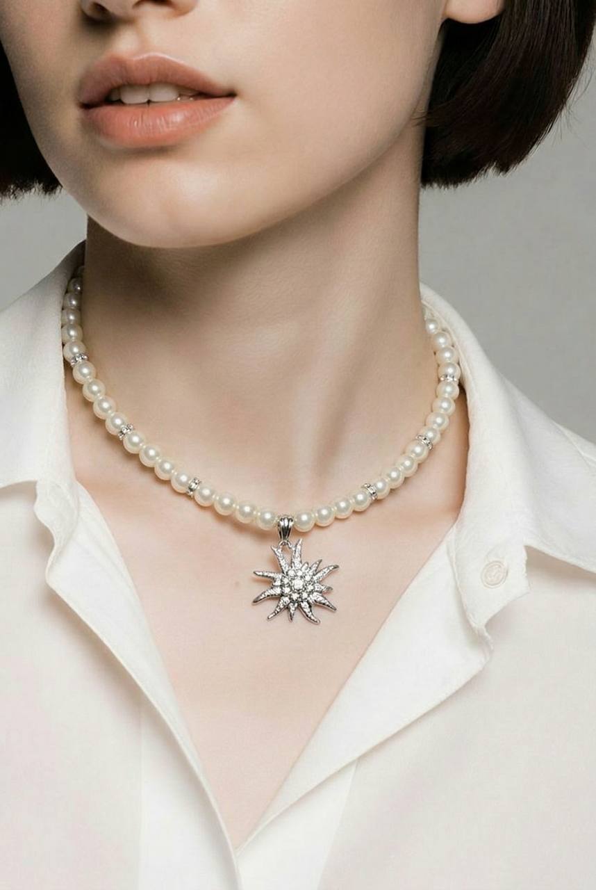 Edelweiss Schmuck Anhänger