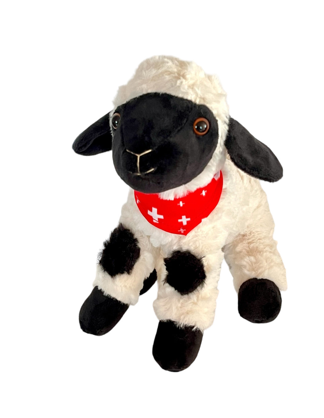 pl-sch-schwarznasenlamm-22-cm-stehend-mit-ch-halstuch-rot-2